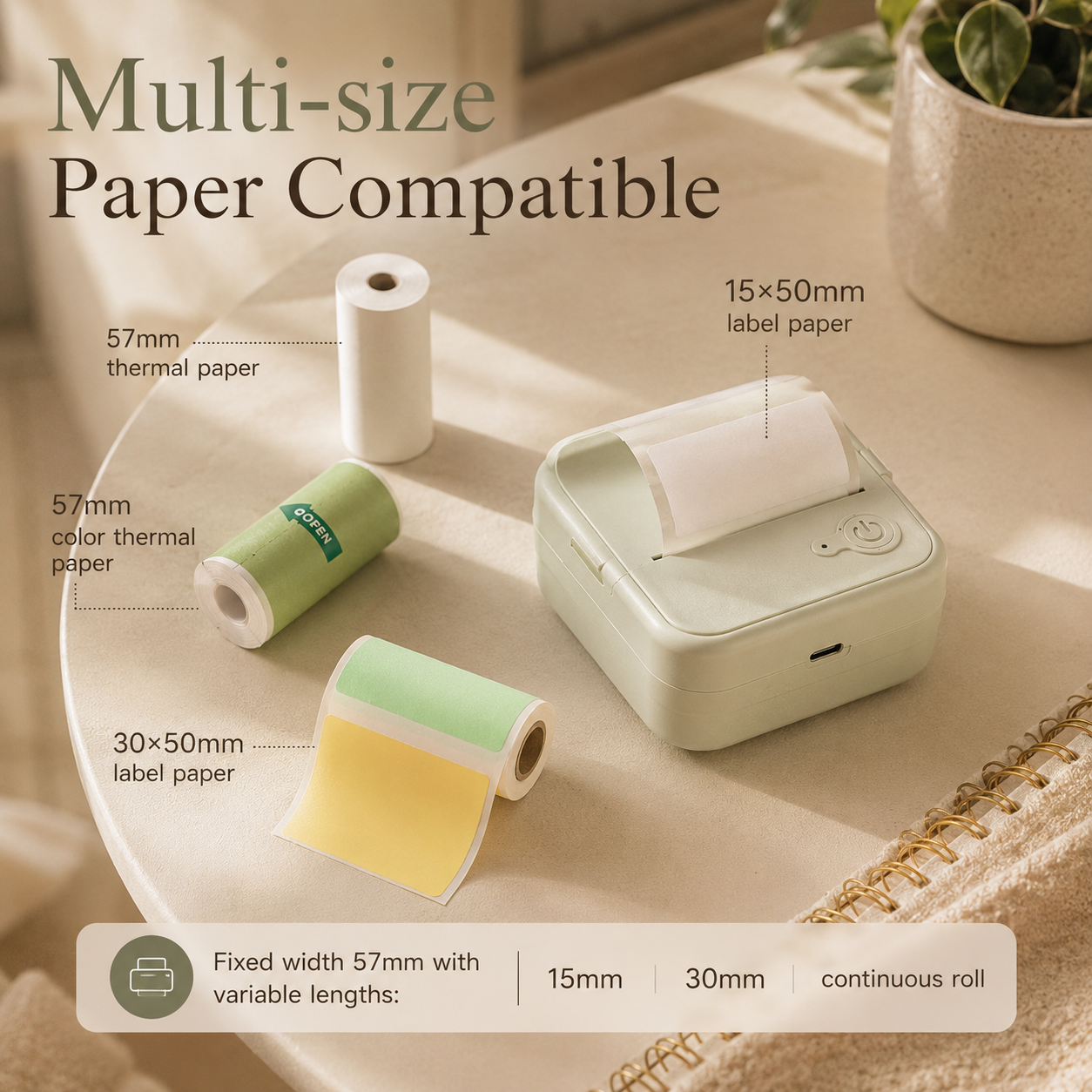 Mini Bluetooth Note Printer